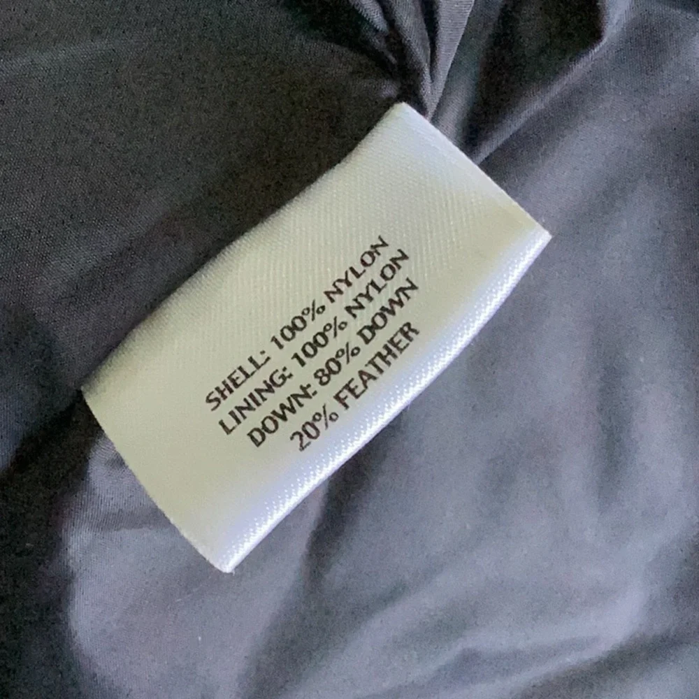 EILEEN FISHER Black Down Puffer Coat Size XL - Picture 11 of 11